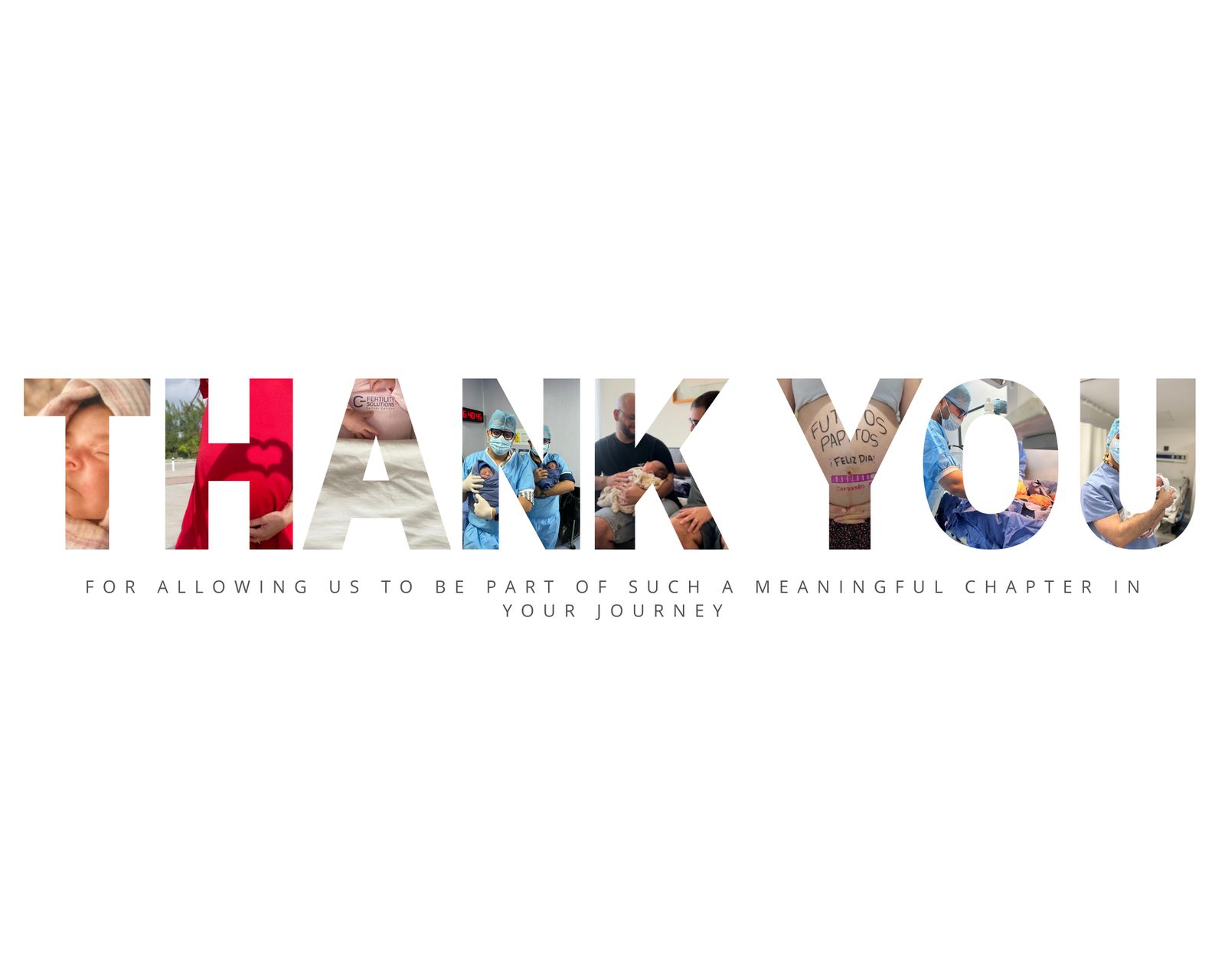 Thank You — For allowing us to be part of such a meaningful chapter in your journey